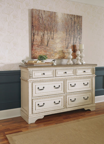 Realyn - Dresser, Mirror - Hornell Furniture Outlet