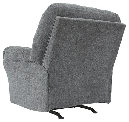 Allmaxx - Pewter - Rocker Recliner - Hornell Furniture Outlet