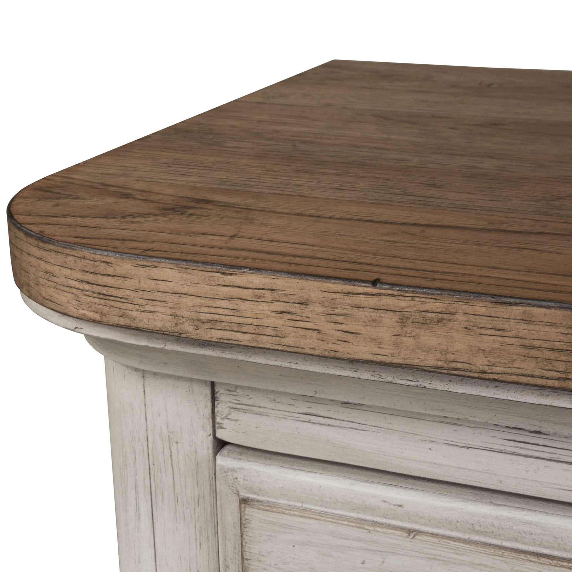 Farmhouse Reimagined - Dresser & Mirror - White - Hornell Furniture Outlet