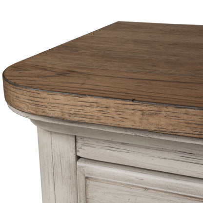 Farmhouse Reimagined - Dresser & Mirror - White - Hornell Furniture Outlet