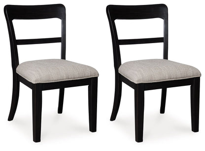 Greddinton - Upholstered Dining Side Chair (Set of 2) - Hornell Furniture Outlet