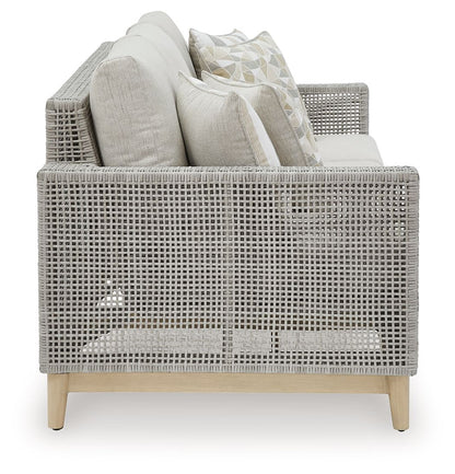 Seton Creek - Gray - 4 Pc. - Lounge Set - Hornell Furniture Outlet