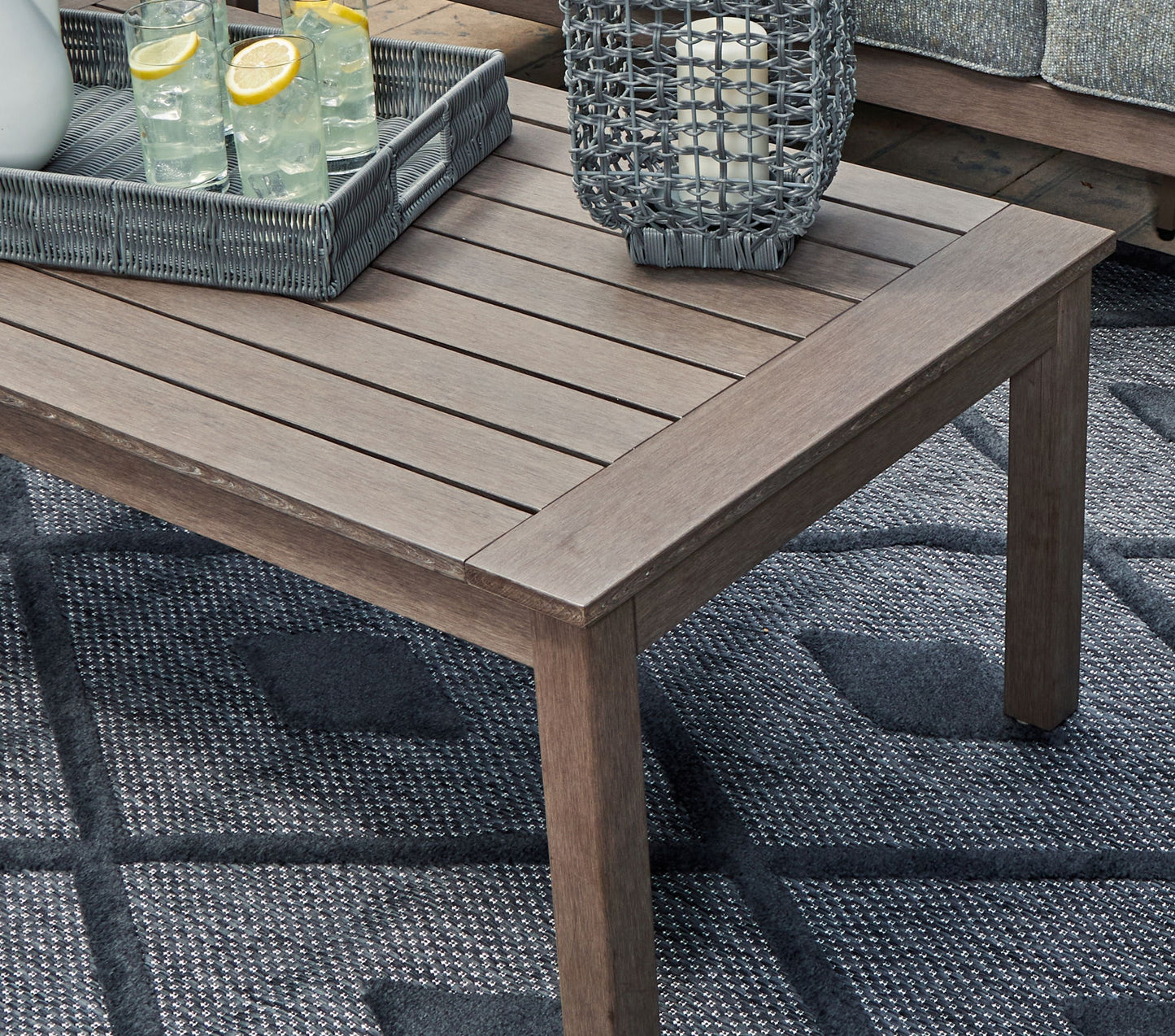 Hillside Barn - Brown - Rectangular Cocktail Table - Hornell Furniture Outlet