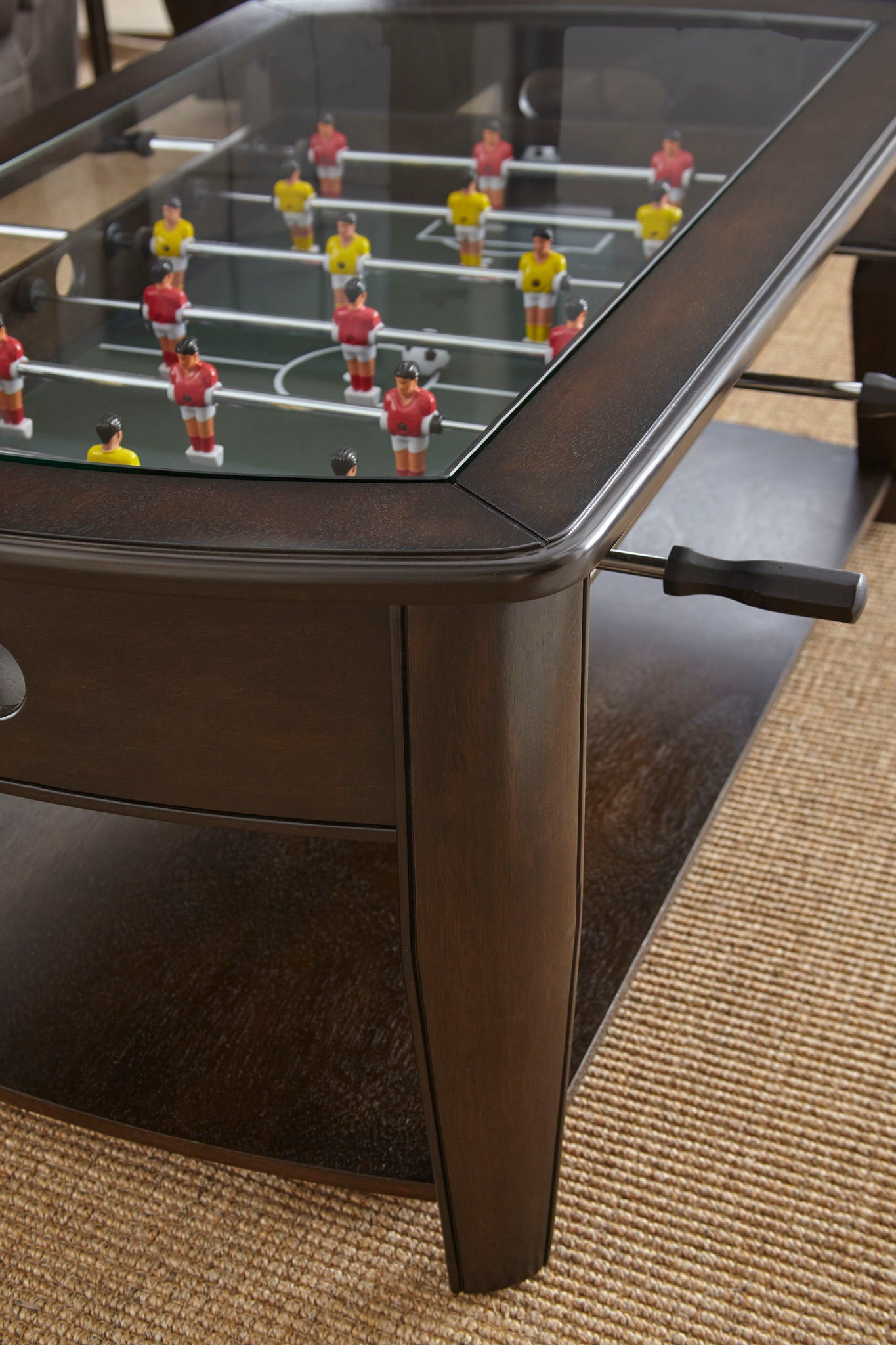 Diletta - Foosball Cocktail Table - Brown - Hornell Furniture Outlet