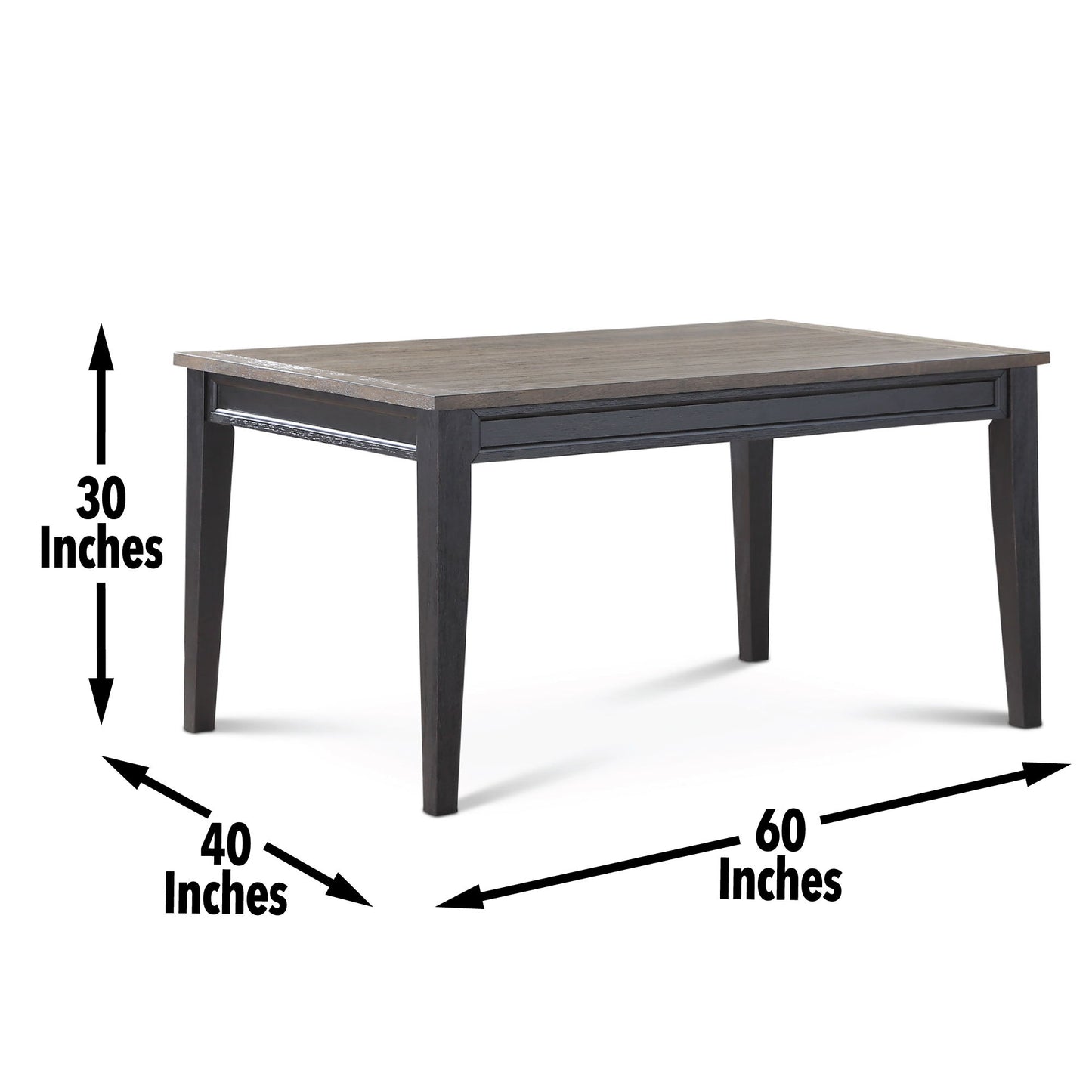 Raven - Noir Dining Table - Dark Brown - Hornell Furniture Outlet