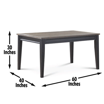 Raven - Noir Dining Table - Dark Brown - Hornell Furniture Outlet