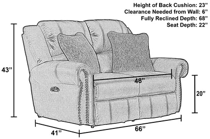 Pickett - Reclining Loveseat - Hornell Furniture Outlet