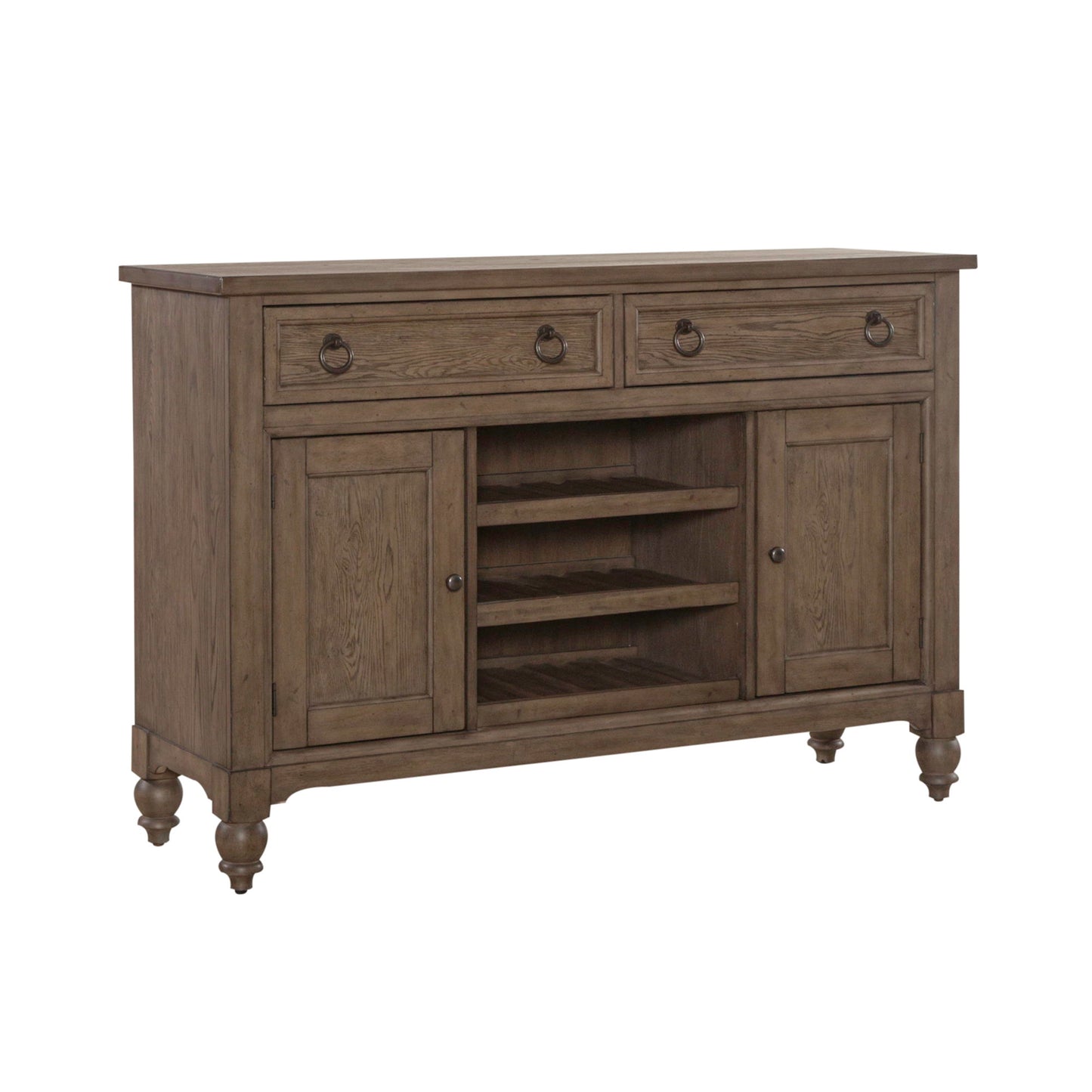 Americana Farmhouse - Buffet - Light Brown - Hornell Furniture Outlet