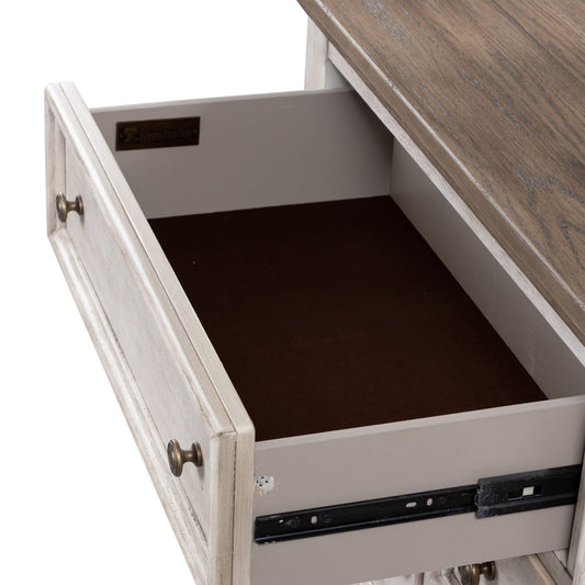 Heartland - 2 Door 6 Drawer Chesser - White - Hornell Furniture Outlet