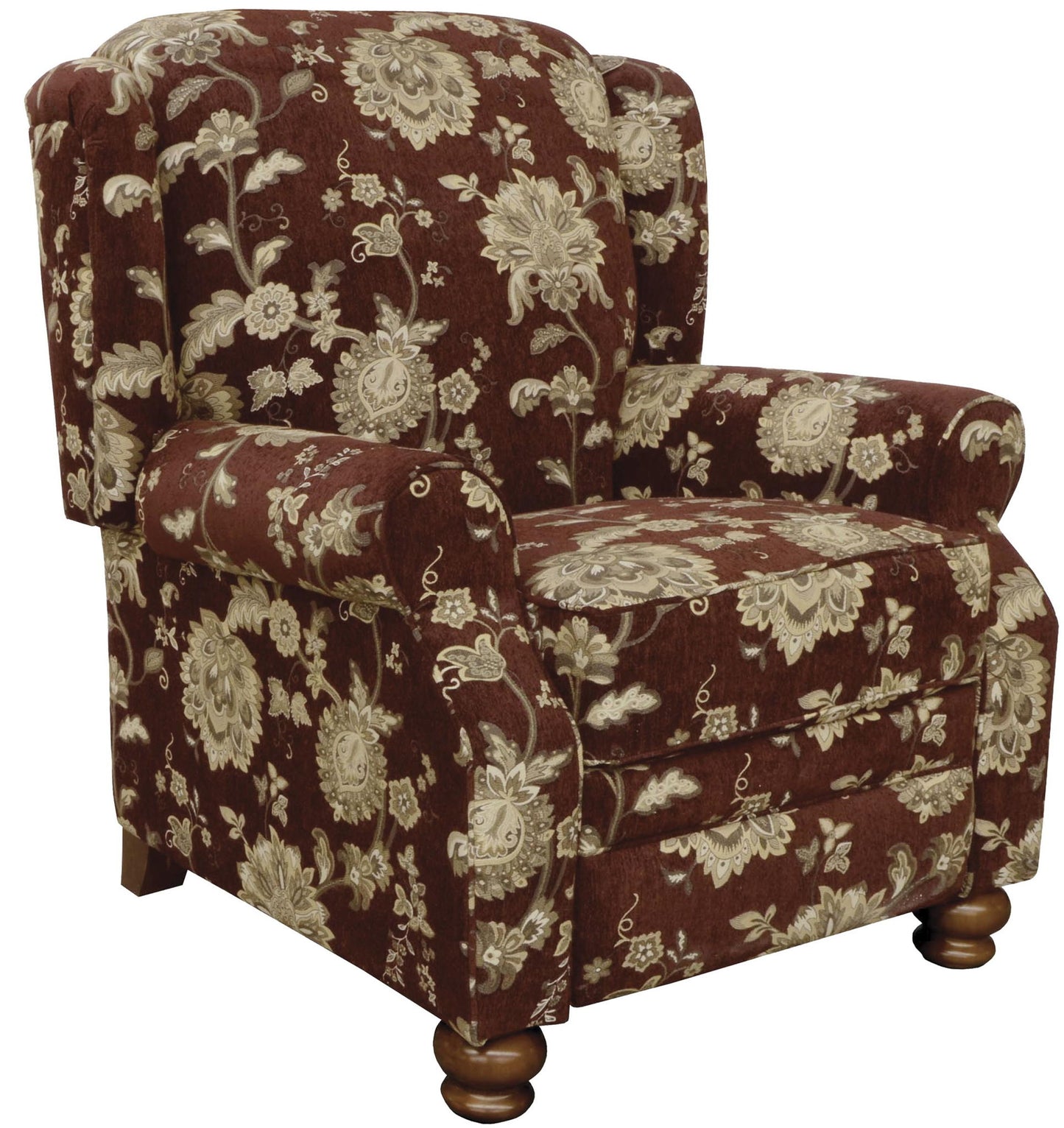 Belmont - Reclining Chair - Merlot - Hornell Furniture Outlet