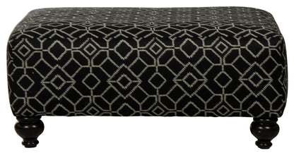 Cumberland - Cocktail Ottoman - Onyx - Hornell Furniture Outlet