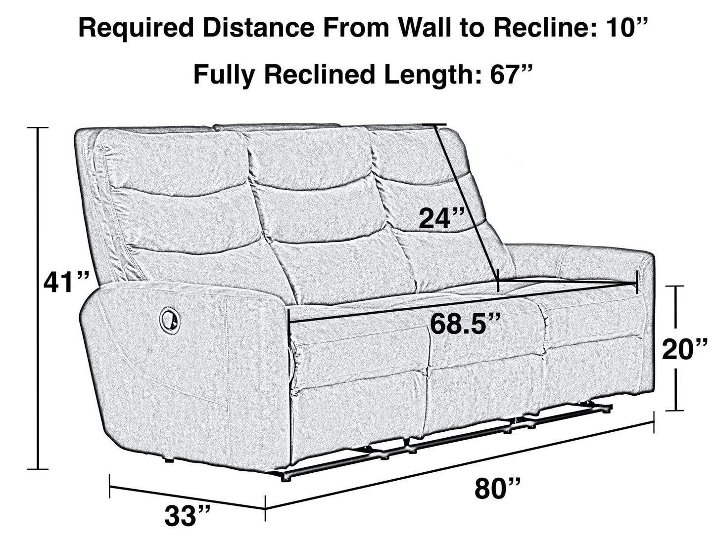 Gill - Reclining Sofa - Hornell Furniture Outlet