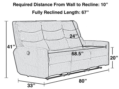 Gill - Reclining Sofa - Hornell Furniture Outlet