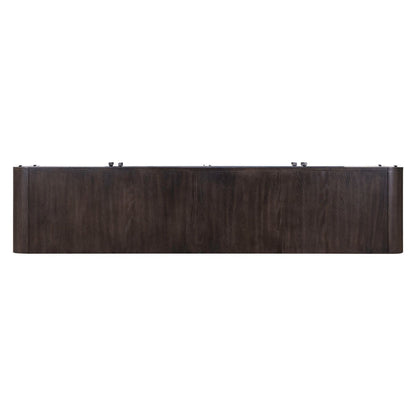 Perspectives - 82" TV Console - Brown - Hornell Furniture Outlet