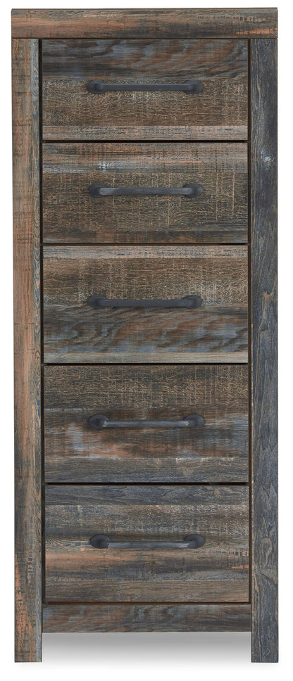 Drystan - Brown / Beige - Narrow Chest - Hornell Furniture Outlet
