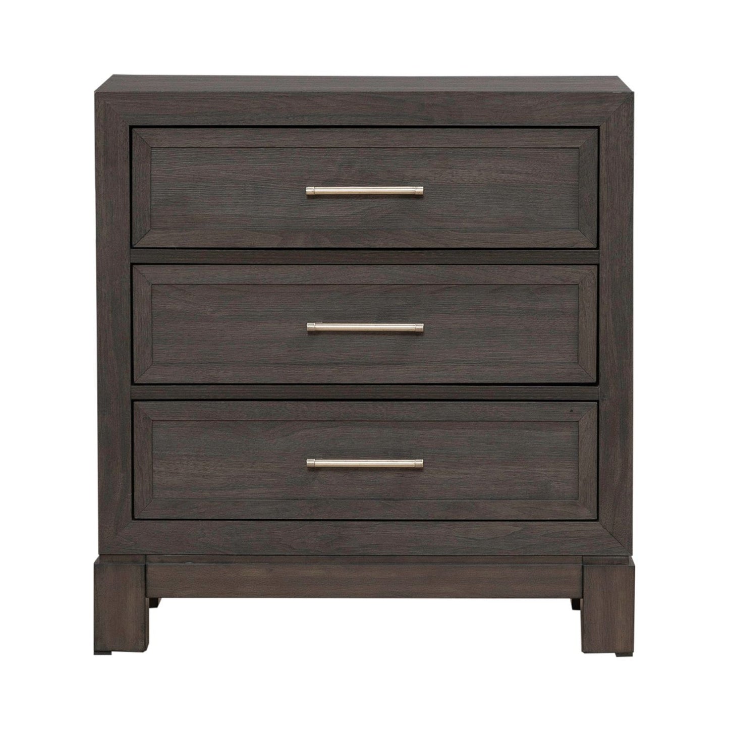 Modern Edge - Nightstand With Charging Station - Brown - Hornell Furniture Outlet