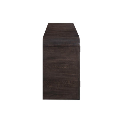 Perspectives - 82" TV Console - Brown - Hornell Furniture Outlet