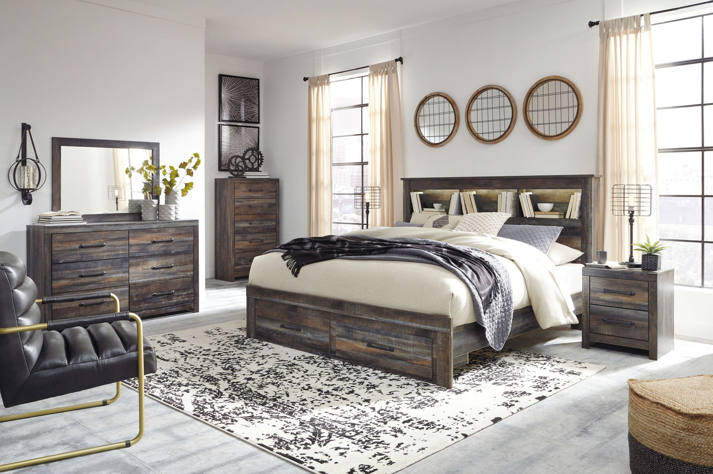 Drystan - Panel Bookcase Bed - Hornell Furniture Outlet