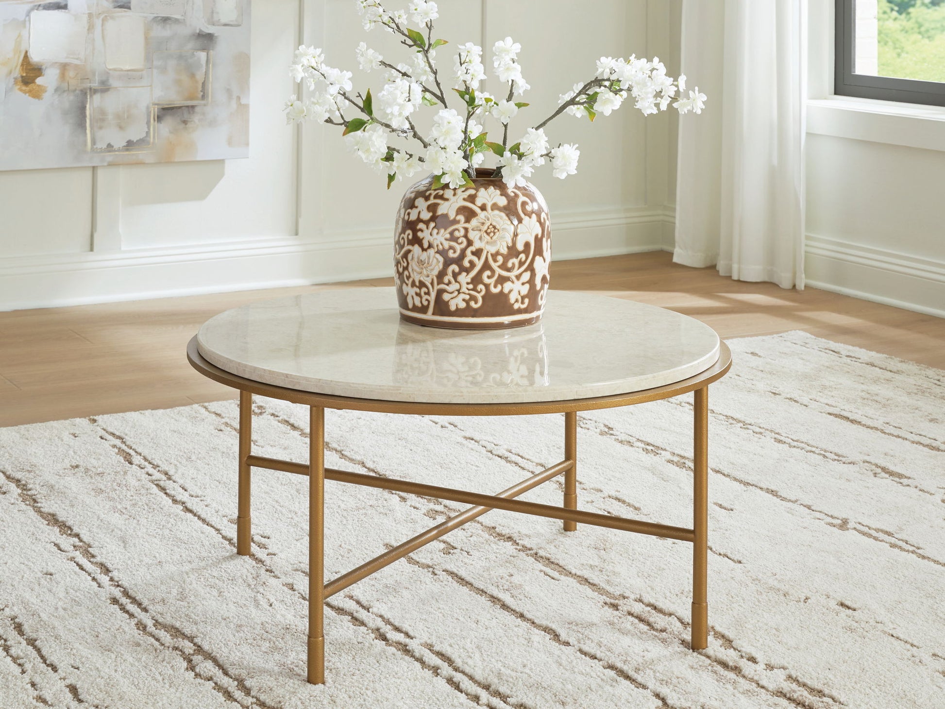 Alben - Round Table - Hornell Furniture Outlet