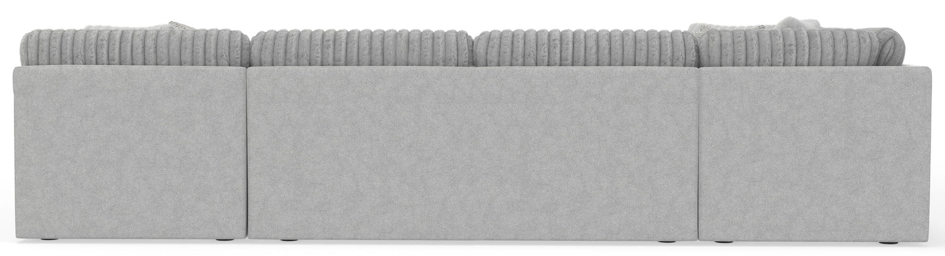 Logan - Upholstered Sectional With Comfort Coil Seating - 46" Cocktail Ottoman And Accent Pillows Included - Hornell Furniture Outlet