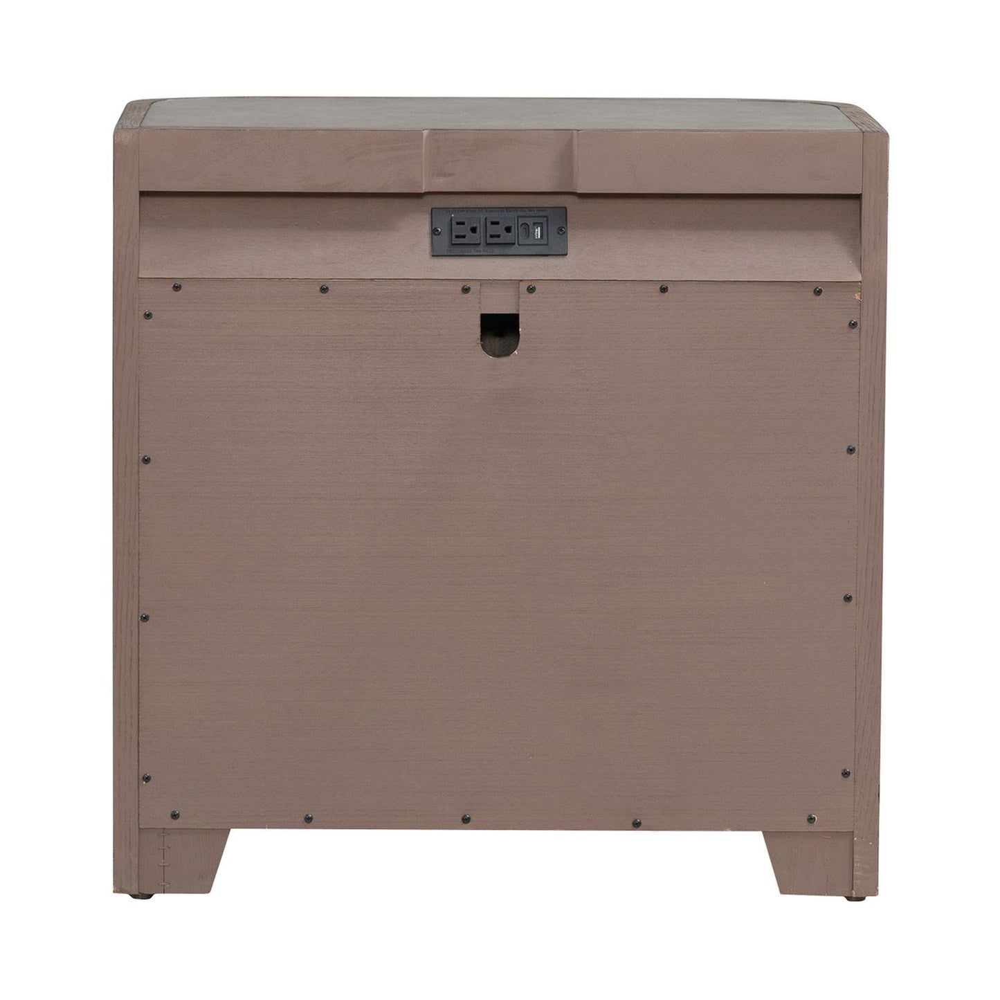 South Bend - Nightstand With Charging Station - Brown - Hornell Furniture Outlet