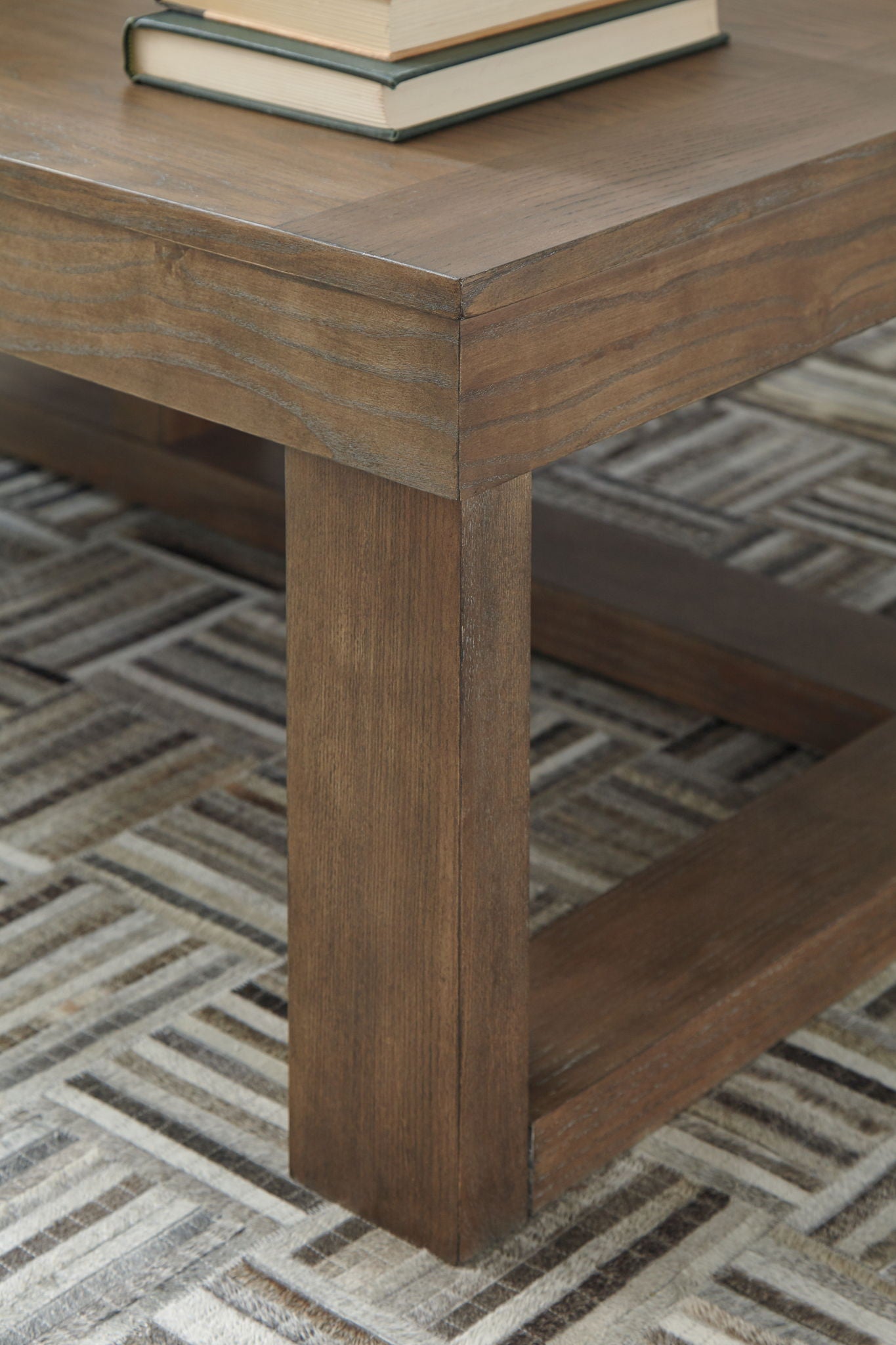 Cariton - Rectangular Cocktail Table - Gray - Hornell Furniture Outlet