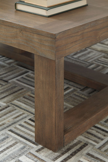 Cariton - Rectangular Cocktail Table - Gray - Hornell Furniture Outlet