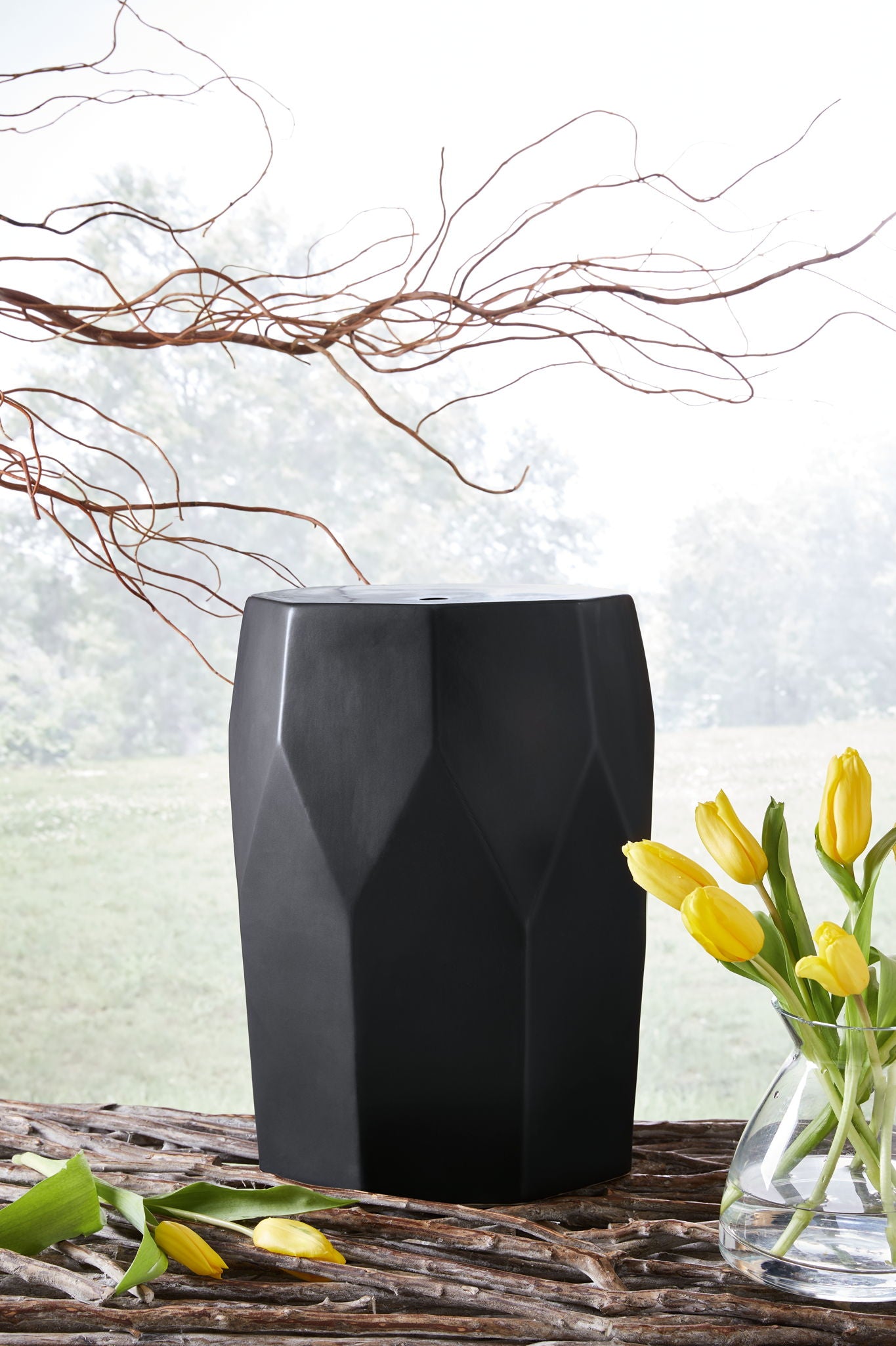 Rhysworth - Black - Stool - Hornell Furniture Outlet