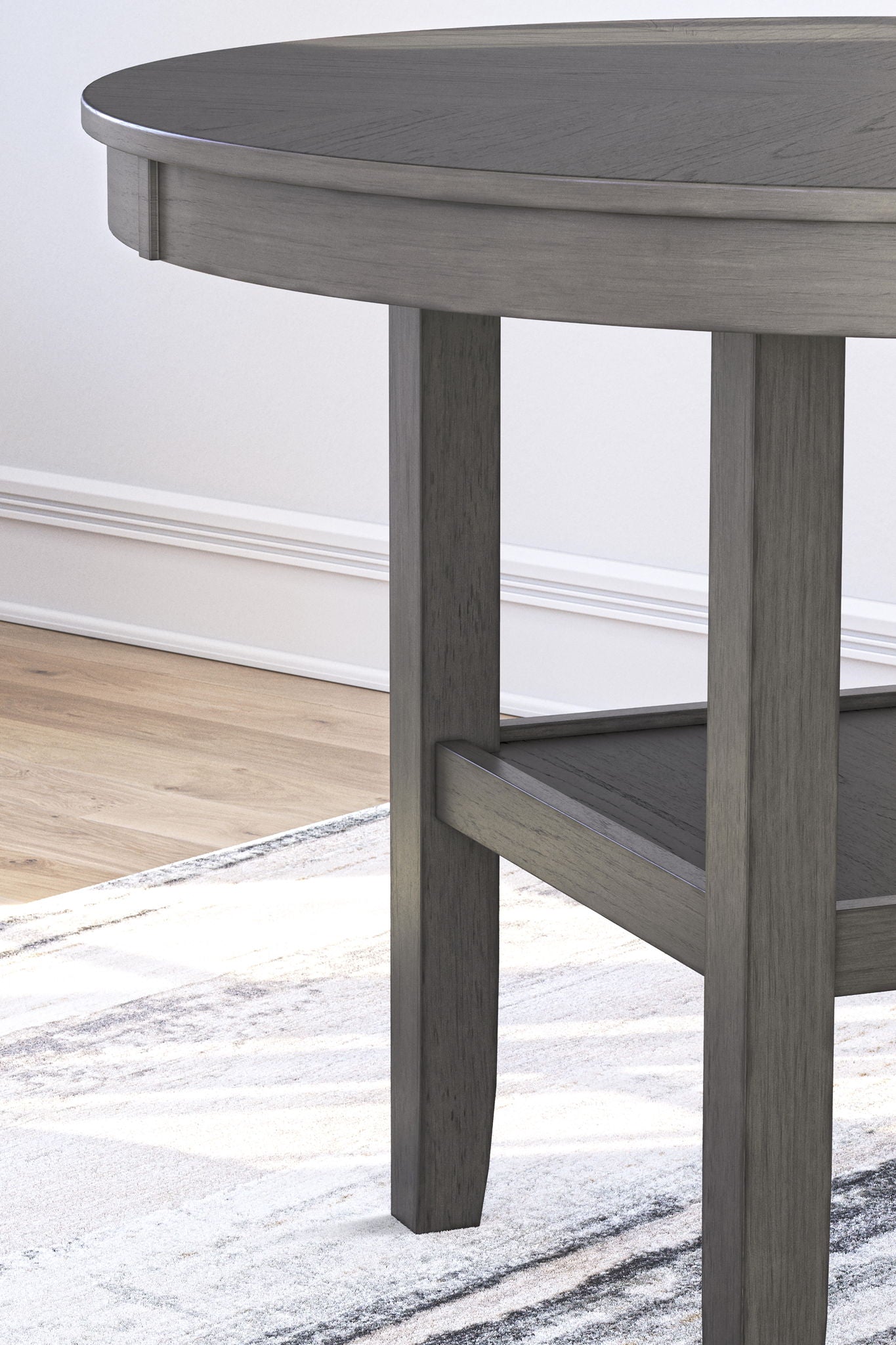 Wrenning - Dining Room Table Set (Set of 5) - Gray - Hornell Furniture Outlet
