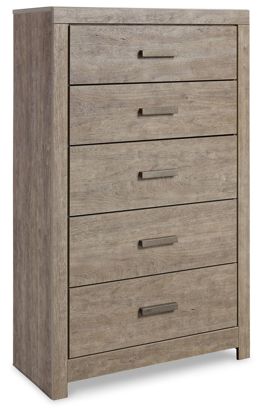 Culverbach - Five Drawer Chest - Gray - Hornell Furniture Outlet
