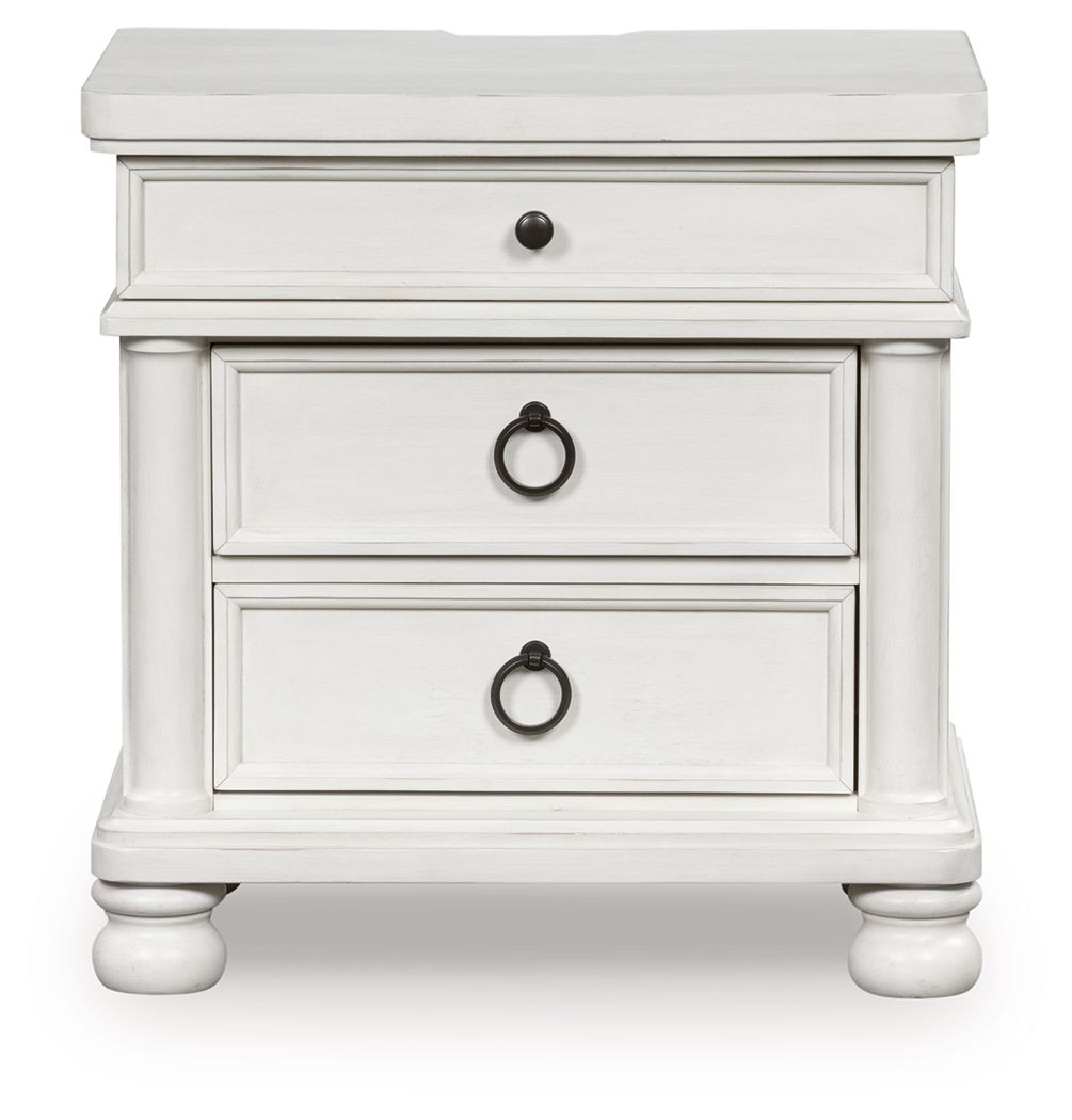 Rowlenstown - Three Drawer Night Stand - Hornell Furniture Outlet