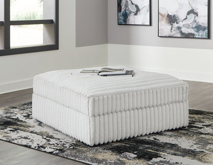 Stupendous - Alloy - Oversized Accent Ottoman - Hornell Furniture Outlet