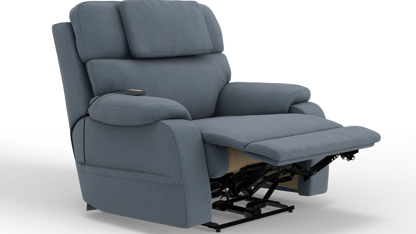 Dreamtime - 48" Power Headrest Power Lay Flat Recliner With CR3 Heat/Massage/Zero Gravity - Hornell Furniture Outlet