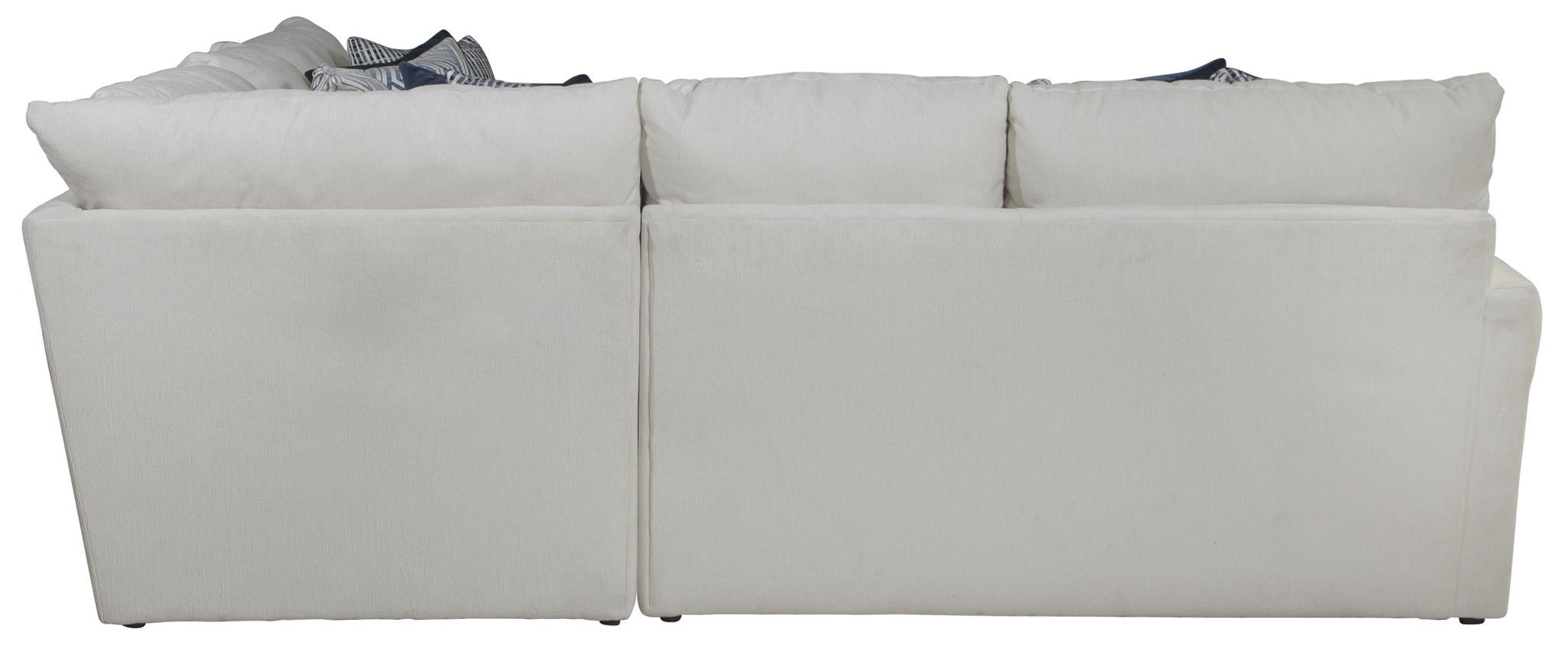 Polaris - Sectional With Comfort Coil Seating And Accent Pillows Included - Hornell Furniture Outlet