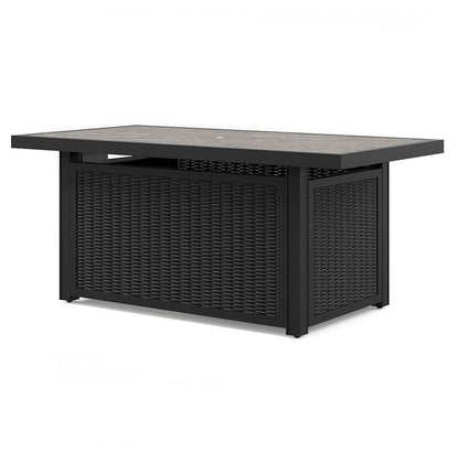 Beachcroft - Rectangular Fire Pit Table - Hornell Furniture Outlet