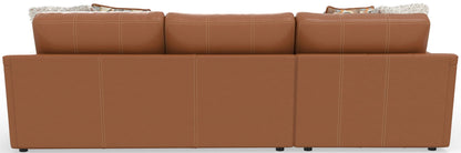 Minori - Italian Leather Sectional - Hornell Furniture Outlet