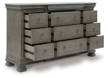 Lexorne - Gray - Dresser - Hornell Furniture Outlet