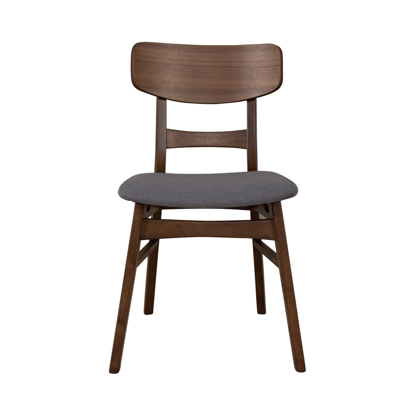 Space Savers - Panel Back Side Chair - Gray - Hornell Furniture Outlet