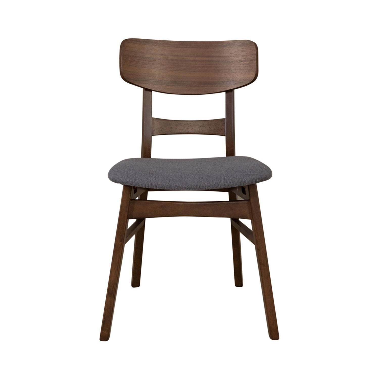 Space Savers - Panel Back Side Chair - Gray - Hornell Furniture Outlet