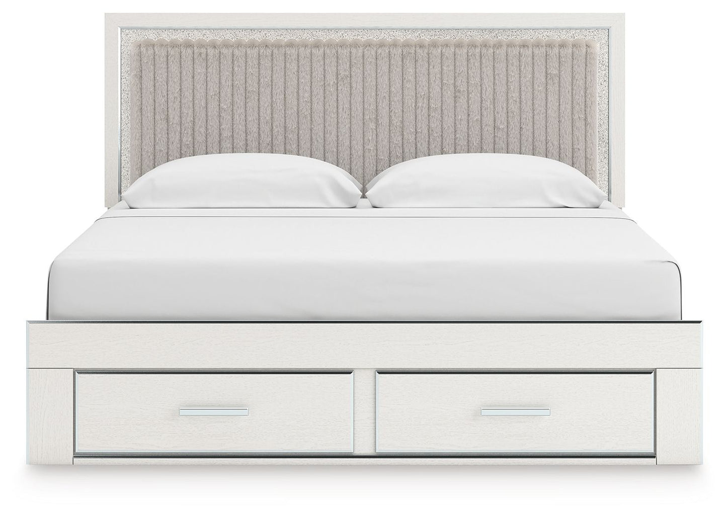 Zuraleus - Upholstered Panel Platform Storage Bed - Hornell Furniture Outlet