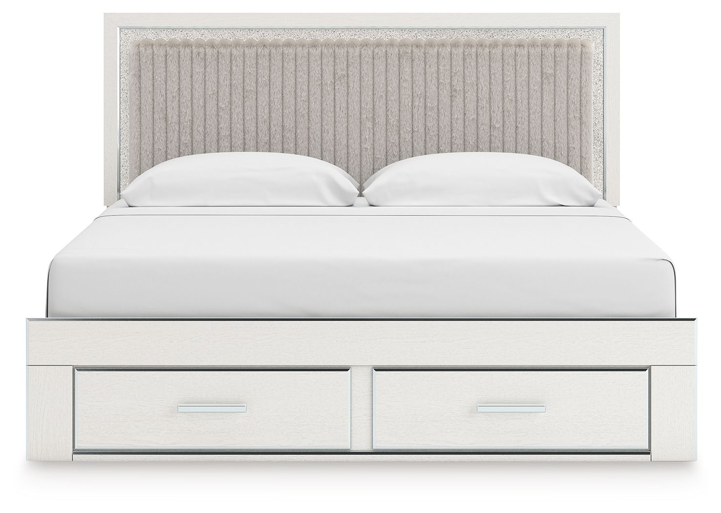 Zuraleus - Upholstered Panel Platform Storage Bed - Hornell Furniture Outlet