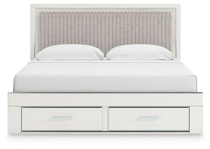 Zuraleus - Upholstered Panel Platform Storage Bed - Hornell Furniture Outlet