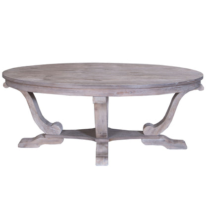 Graystone Mill - Oval Cocktail Table - Graystone - Hornell Furniture Outlet