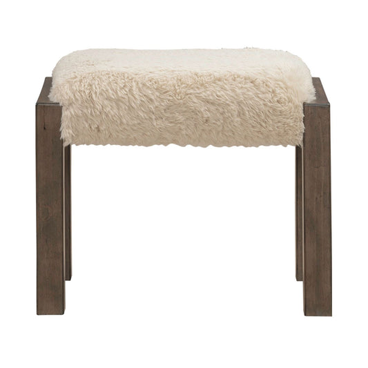 Broadmore - Upholstered Console Stool - Brown - Hornell Furniture Outlet