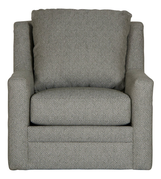 Zeller - Swivel Chair - Sandstone - Hornell Furniture Outlet