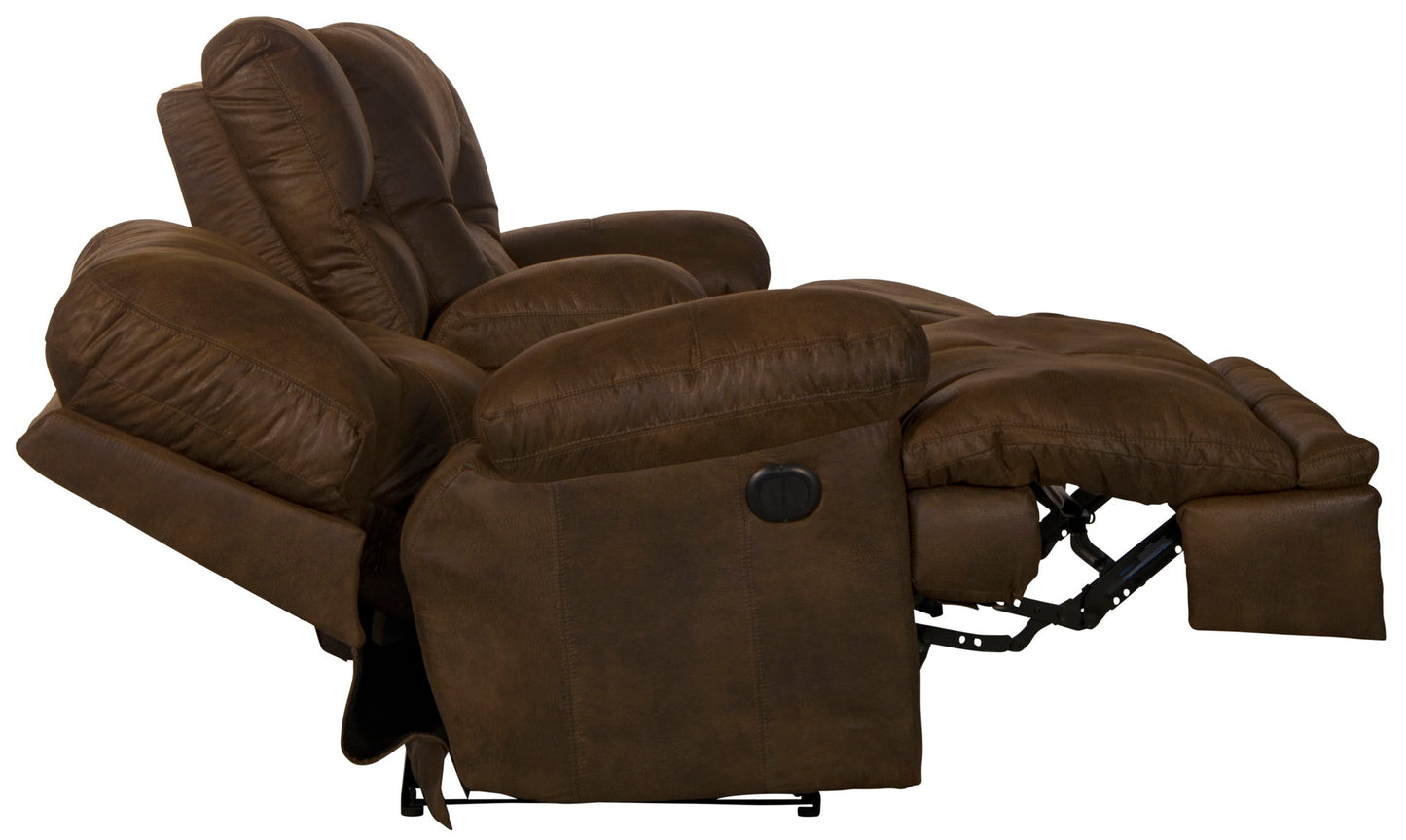 Voyager - Lay Flat Console Reclining Loveseat - Hornell Furniture Outlet