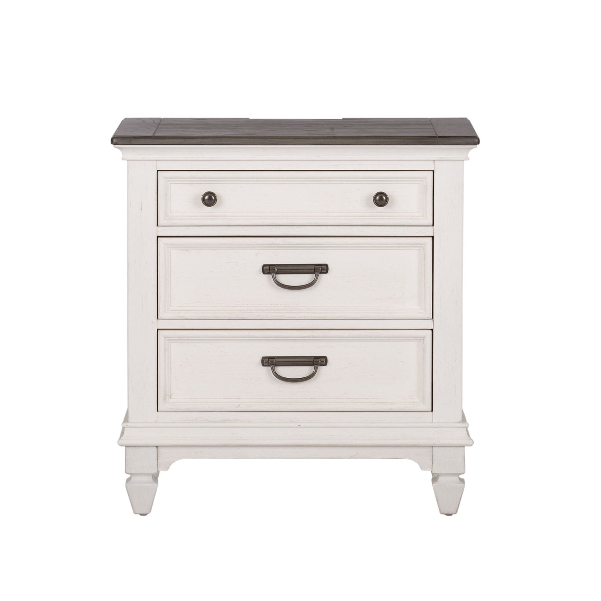 Allyson Park - Nightstand w/ Charging Station - Hornell Furniture Outlet