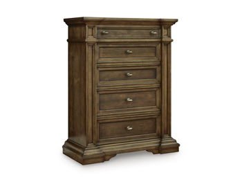Frantanna - Five Drawer Chest - Brown - Hornell Furniture Outlet