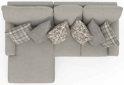 Livingston - Sectional With Comfort Coil Seating And Accent Pillows Included - Hornell Furniture Outlet