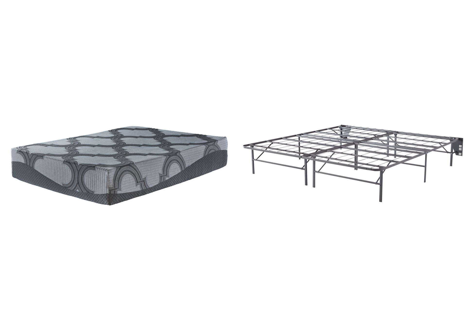 12 Inch Ashley Hybrid - Foundation And Mattress - Hornell Furniture Outlet